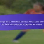 Vergleichende Analyse der FIFA Grassroots Festivals 2025: Regionale Unterschiede, Teilnahmequoten, Ergebnisse