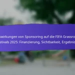 Nachhaltigkeitspraktiken bei den FIFA Grassroots Festivals 2025: Umweltfreundliche Initiativen, Gemeinschaftsauswirkungen, Feedback
