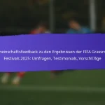 Auswirkungen des Wetters auf die FIFA Grassroots Festivals 2025: Teilnahme, Aktivitäten, Teilnehmererlebnis