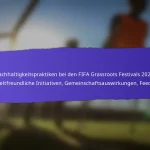 Auswirkungen von Sponsoring auf die FIFA Grassroots Festivals 2025: Finanzierung, Sichtbarkeit, Ergebnisse
