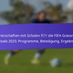Freiwilligenausbildungsprogramme für FIFA Grassroots Festivals 2025: Vorbereitung, Effektivität, Feedback