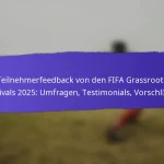 Familienengagement bei den FIFA Grassroots Festivals 2025: Aktivitäten, Feedback, Teilnahme
